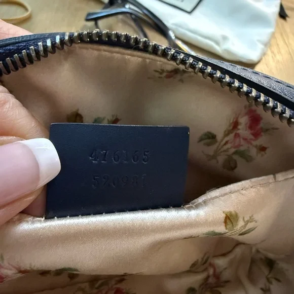 Gucci Floral Lined Denim Pouch - Picture 4 of 5